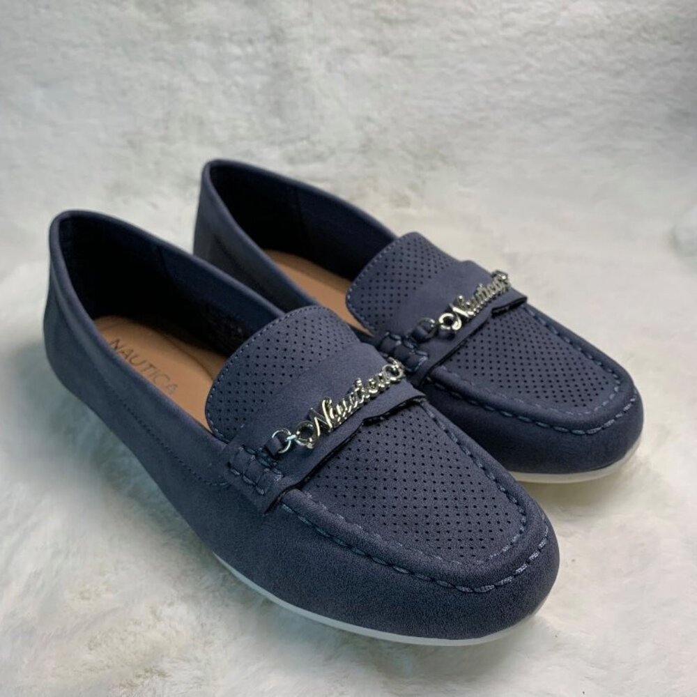 Nautica Navy Blue Loafers Women's